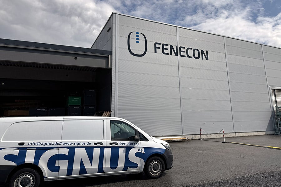 Neues Firmengebäude – kompletter Außenauftritt für FENECON