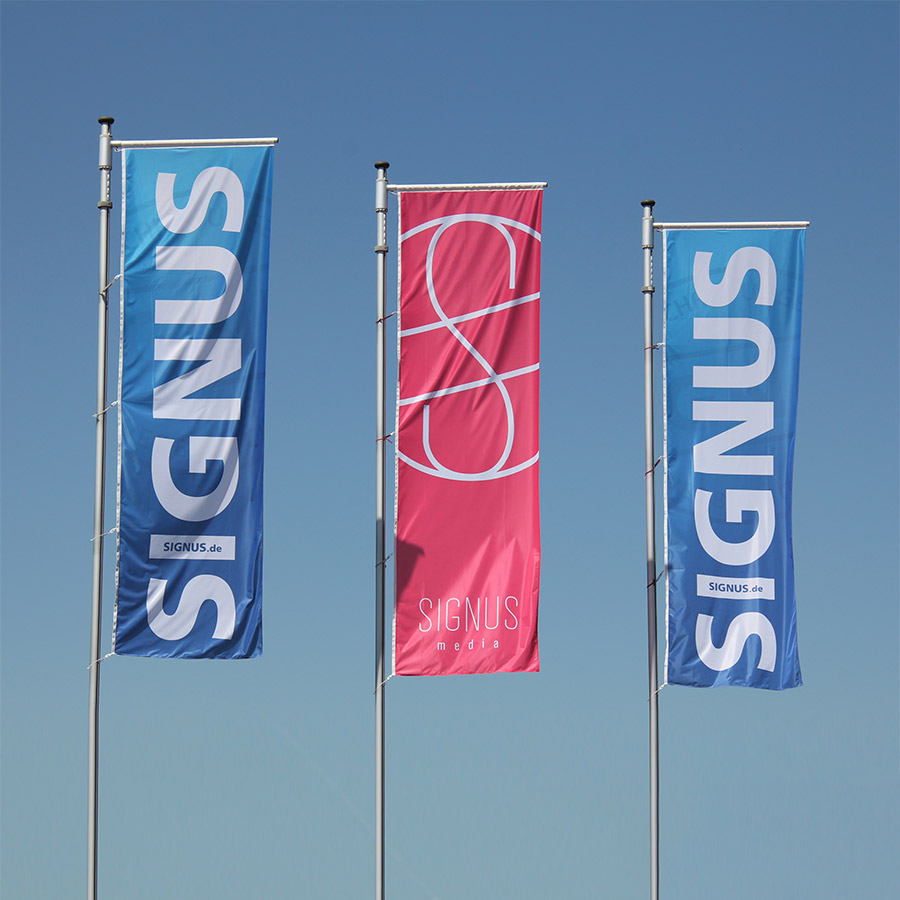 Fahnen von SIGNUS Werbetechnik und SIGNUS media in Deggendorf