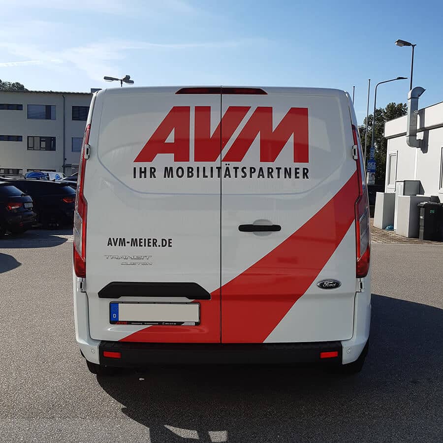 AVM Sprinter Heck Folienbeschriftung