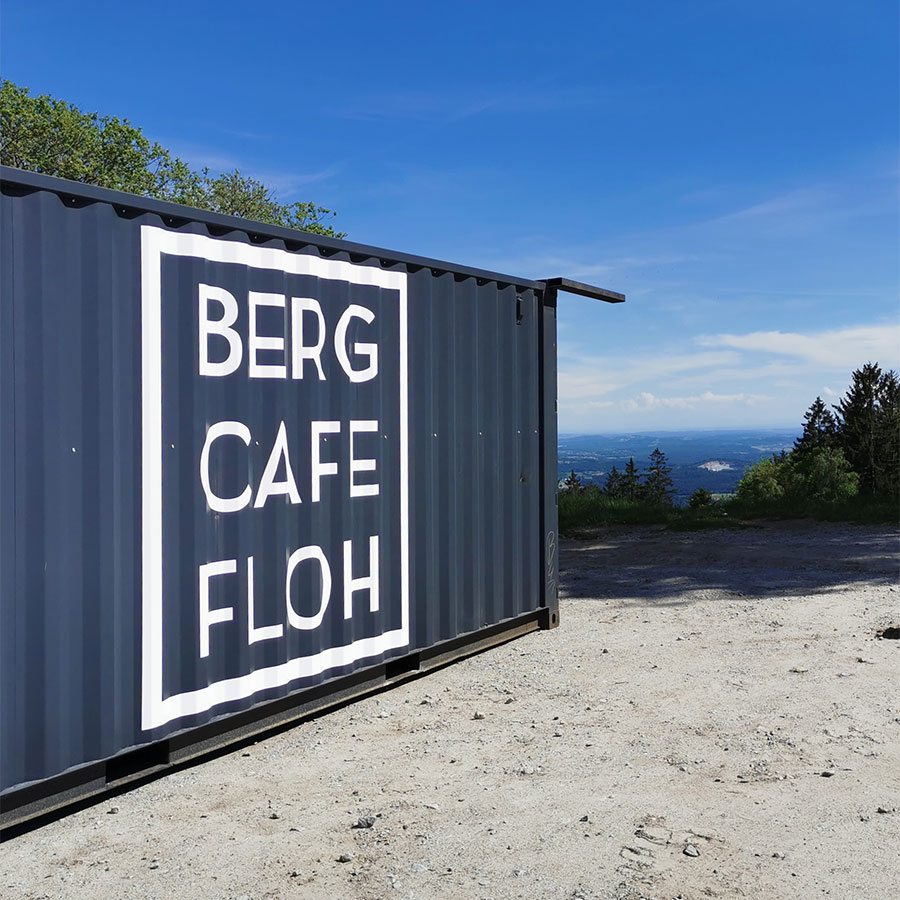 Folienbeschriftung eines Containers