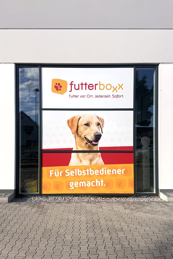 Folienbeschriftung von Fenstern