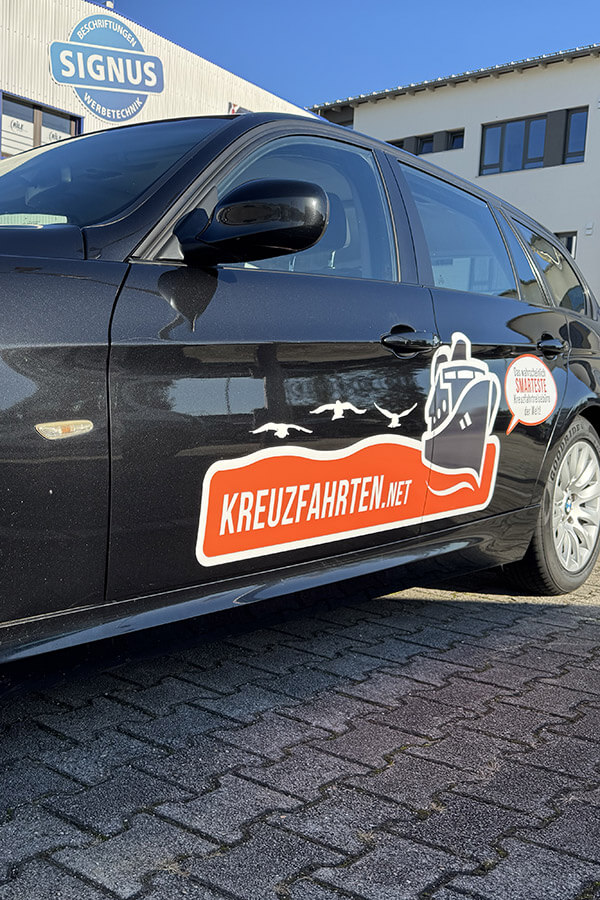 Fahrzeugbeschriftung bei SIGNUS Werbetechnik in Deggendorf