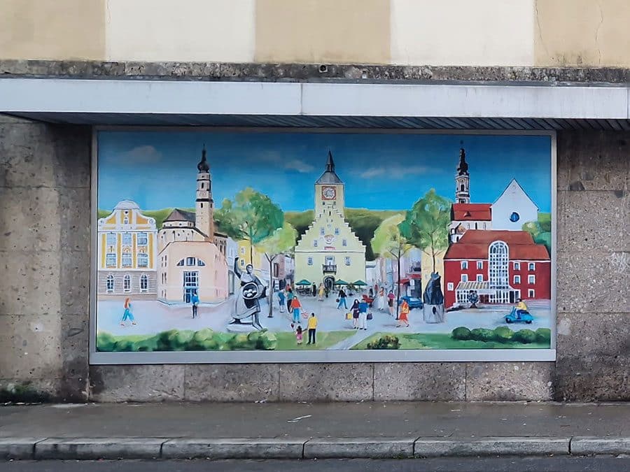 Schaufensterbeklebung für die Stadt Deggendorf