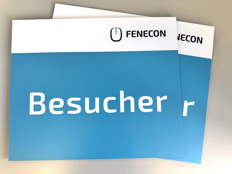 Hinweisschilder für Fenecon in Albersdorf